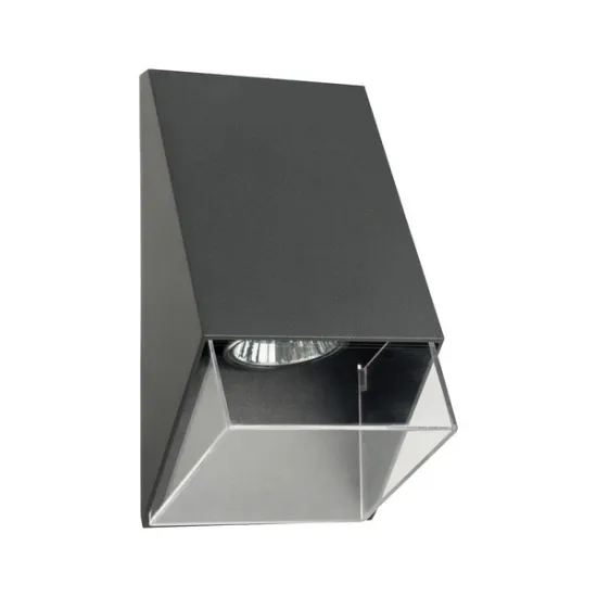 Klausen Yukon szürke kültéri fali lámpa (KL131003) GU10 1 izzós IP44