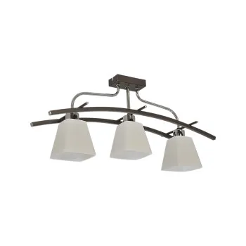 Klausen Zelma 3 fekete-króm mennyezeti lámpa (KL9120) E14 3 izzós IP20