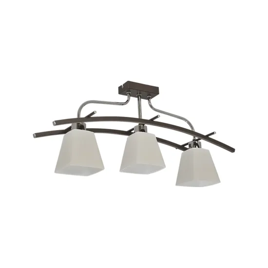 Klausen Zelma 3 fekete-króm mennyezeti lámpa (KL9120) E14 3 izzós IP20