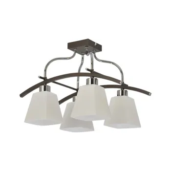 Klausen Zelma 4 fekete-króm mennyezeti lámpa (KL9121) E14 4 izzós IP20