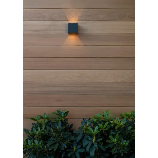 Lucide Axi fekete LED fürdőszobai fali lámpa (LUC-69200/06/30) LED 2 izzós IP54