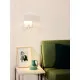Lucide Boxer fehér LED fali lámpa (LUC-79200/08/31) LED 1 izzós IP20