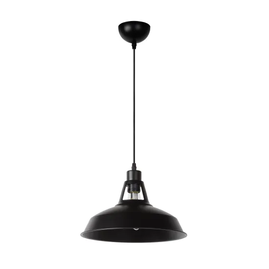 Lucide Brassy fekete függesztett lámpa (LUC-43401/31/30) E27 1 izzós IP20