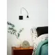 Lucide Buddy fekete-króm LED fali lámpa (LUC-18293/03/30) LED 1 izzós IP20