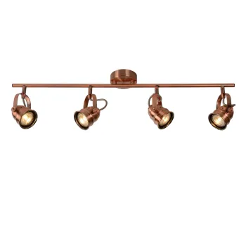 Lucide Cigal réz mennyezeti spotlámpa (LUC-77974/20/17) GU10 (ES111) 4 izzós IP20