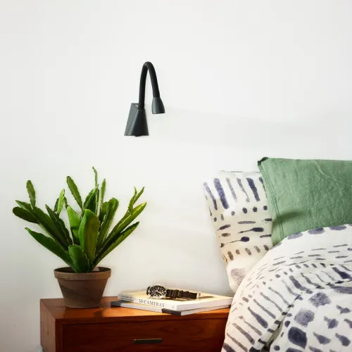 Lucide Galen fekete LED fali lámpa (LUC-18294/03/30) LED 1 izzós IP20