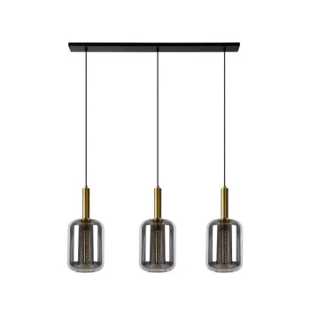 Lucide Joanet arany-szürke függesztett lámpa (LUC-45494/03/65) E27 3 izzós IP20