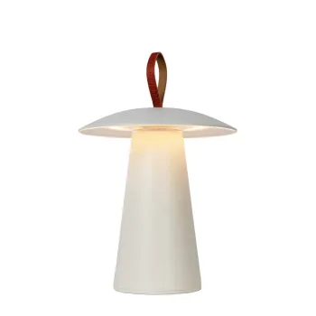 Lucide La Donna fehér LED kültéri hordozható asztali lámpa (LUC-27500/02/31) LED 1 izzós IP54