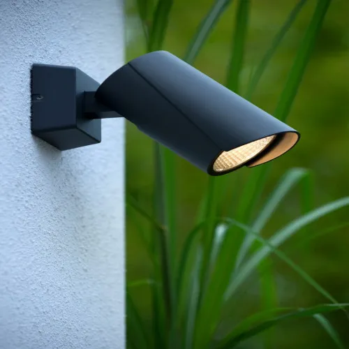 Lucide Manal antracit LED kültéri fali lámpa (LUC-27896/12/29) LED 1 izzós IP65