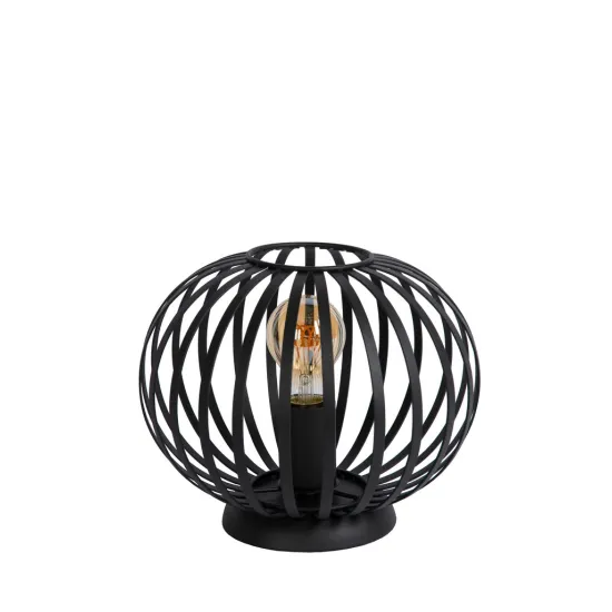 Lucide Manuela fekete asztali lámpa (LUC-78574/25/30) E27 1 izzós IP20