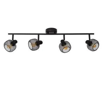 Lucide Maren fekete mennyezeti spotlámpa (LUC-77978/04/30) E14 4 izzós IP20