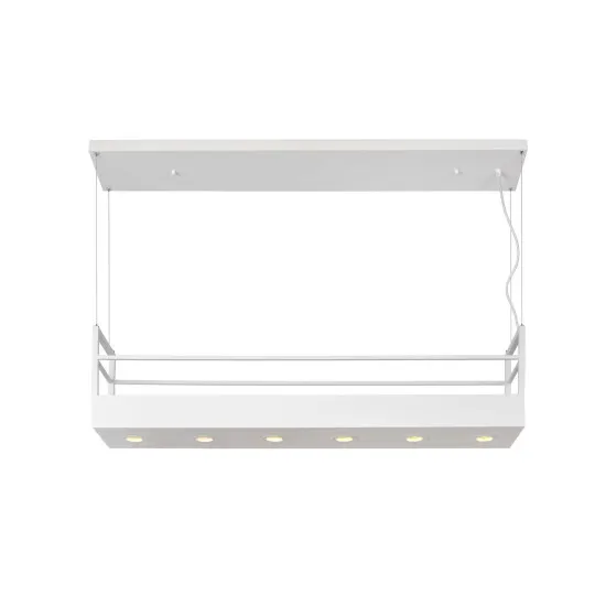 Lucide Miravelle fehér konyhai függesztett lámpa (LUC-21427/06/31) GU10 6 izzós IP20