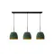 Lucide Nolan zöld függesztett lámpa (LUC-30488/03/33) E27 3 izzós IP20
