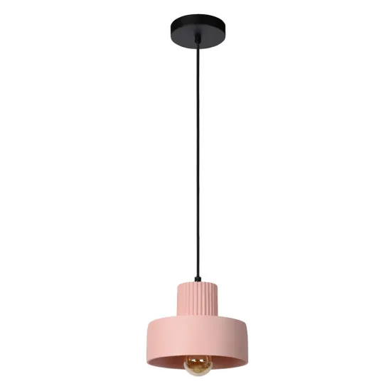 Lucide Ophelia pink-fekete konyhai függesztett lámpa (LUC-20419/20/66) E27 1 izzós IP20