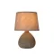 Lucide Ramzi barna asztali lámpa (LUC-47506/81/43) E14 1 izzós IP20
