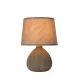 Lucide Ramzi barna asztali lámpa (LUC-47506/81/43) E14 1 izzós IP20