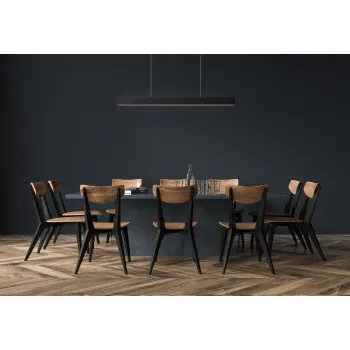 Lucide Raya fekete LED függesztett lámpa (LUC-45455/36/30) LED 1 izzós IP20