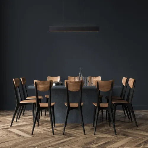 Lucide Raya fekete LED függesztett lámpa (LUC-45455/36/30) LED 1 izzós IP20