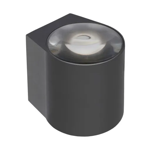 Lucide Rayen fekete LED fürdőszobai fali lámpa (LUC-27220/12/30) LED 1 izzós IP65