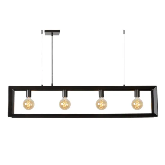 Lucide Thor szürke függesztett lámpa (LUC-73402/04/15) E27 4 izzós IP20