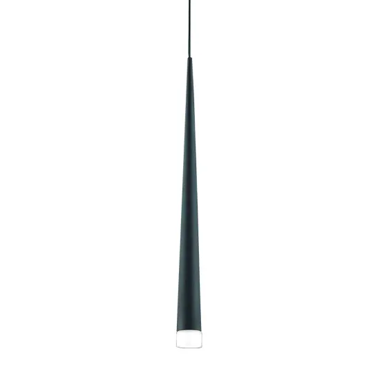 Luxera Ebony króm-fekete függesztett lámpa (LUX-48002) G9 1 izzós IP20