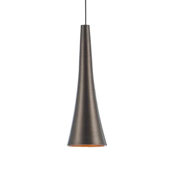 Luxera Madera barna-szürke LED függesztett lámpa (LUX-64413) LED 1 izzós IP20