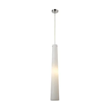 Luxera Nios króm-fehér függesztett lámpa (LUX-68042) E14 1 izzós IP20