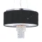 Luxera Pashmina króm-fekete függesztett lámpa (LUX-33501) E14 6 izzós IP20