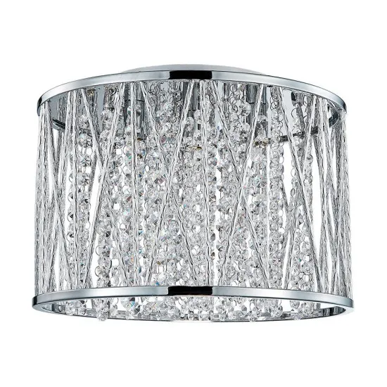 Luxera Stixx króm-átlátszó kristály mennyezeti lámpa (LUX-46062) G9 4 izzós IP20 Luxera Stixx króm-átlátszó kristály mennyezeti lámpa (LUX-46062) G9 4 izzós IP20