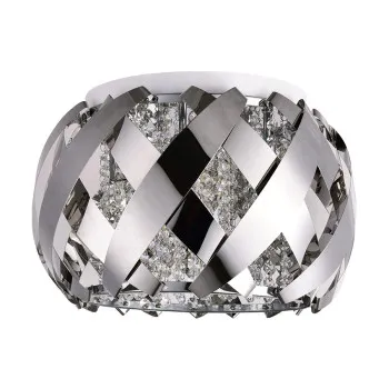 Luxera Stratoss króm-átlátszó kristály mennyezeti lámpa (LUX-46068) G9 6 izzós IP20