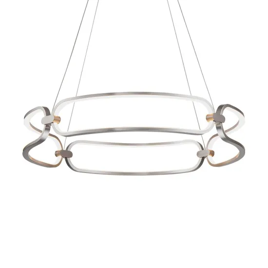 Luxera Trivium króm LED függesztett lámpa (LUX-18100) LED 1 izzós IP20