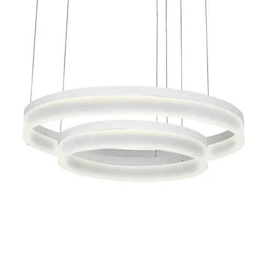 Luxera Vedua fehér LED függesztett lámpa (LUX-18408) LED 1 izzós IP20