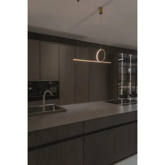 Maxlight Lozanna arany LED függesztett lámpa (MAX-P0390) LED 1 izzós IP20