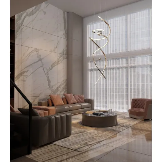 Maxlight Ritz arany LED függesztett lámpa (MAX-P0427D) LED 1 izzós IP20