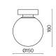 Maytoni Basic form fekete-fehér fali lámpa (MAY-MOD321WL-01B) E14 1 izzós IP20