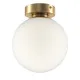 Maytoni Basic form arany-fehér fali lámpa (MAY-MOD321WL-01G2) E14 1 izzós IP20