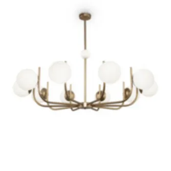 Maytoni Rendez-vous fehér-réz csillár (MAY-MOD109PL-10BS) E14 10 izzós  IP20