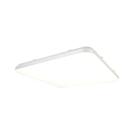 Milagro Ajax fehér-króm LED mennyezeti lámpa (MIL-EK5364) LED 1 izzós IP20
