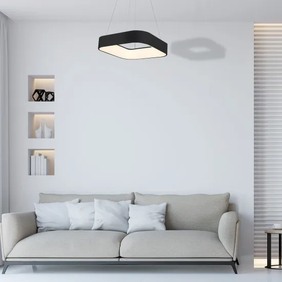 Milagro Astro fekete LED függesztett lámpa (MIL-ML570) LED 1 izzós IP20