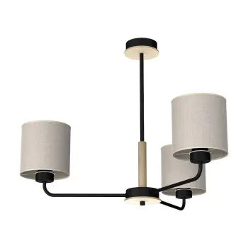 Milagro Atlanta fekete-bézs függesztett lámpa (MIL-MLP7451) E27 3 izzós IP20 Milagro Atlanta fekete-bézs függesztett lámpa (MIL-MLP7451) E27 3 izzós IP20