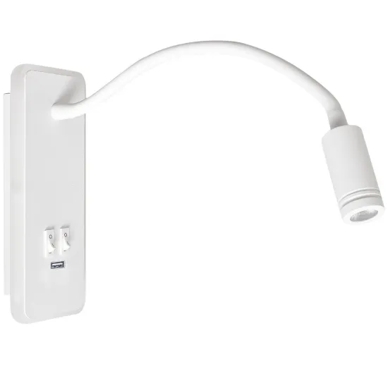 Milagro Base fehér LED fali lámpa  (MIL-ML6349) LED 1 izzós IP20