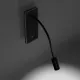 Milagro Base fekete LED fali lámpa  (MIL-ML63500) LED 1 izzós IP20