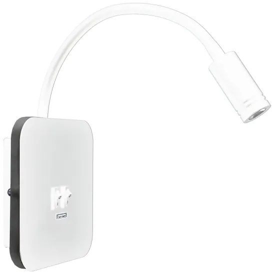 Milagro Base fehér LED fali lámpa  (MIL-ML6351) LED 1 izzós IP20