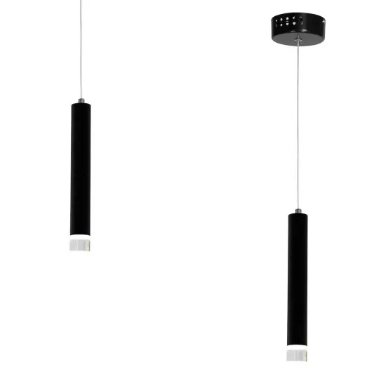 Milagro Carbon fekete LED függesztett lámpa (MIL-ML182) LED 1 izzós IP20
