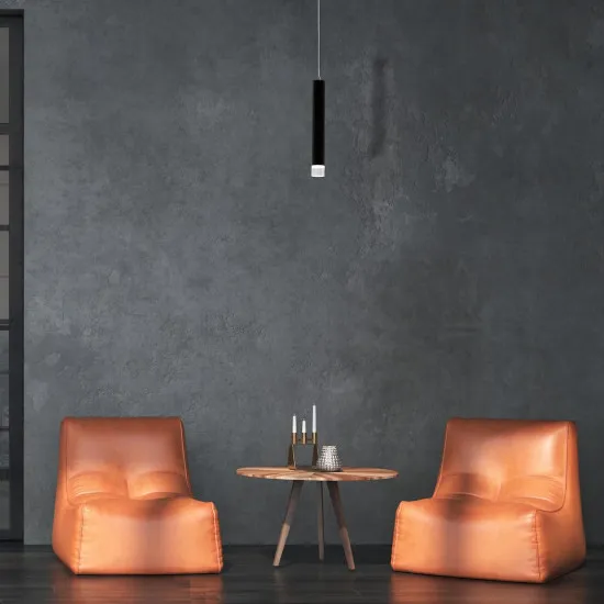 Milagro Carbon fekete LED függesztett lámpa (MIL-ML182) LED 1 izzós IP20