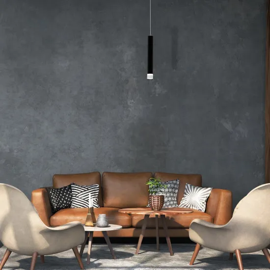 Milagro Carbon fekete LED függesztett lámpa (MIL-ML182) LED 1 izzós IP20