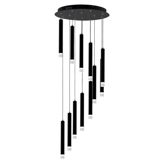 Milagro Carbon fekete LED függesztett lámpa (MIL-ML6161) LED 1 izzós IP20