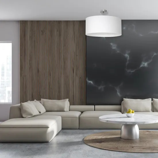 Milagro Casino fehér-króm függesztett lámpa (MIL-ML6373) E27 1 izzós IP20