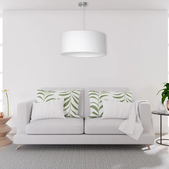 Milagro Casino fehér-króm függesztett lámpa (MIL-ML6374) E27 1 izzós IP20