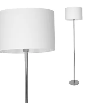 Milagro Casino fehér-króm állólámpa (MIL-ML6376) E27 1 izzós IP20